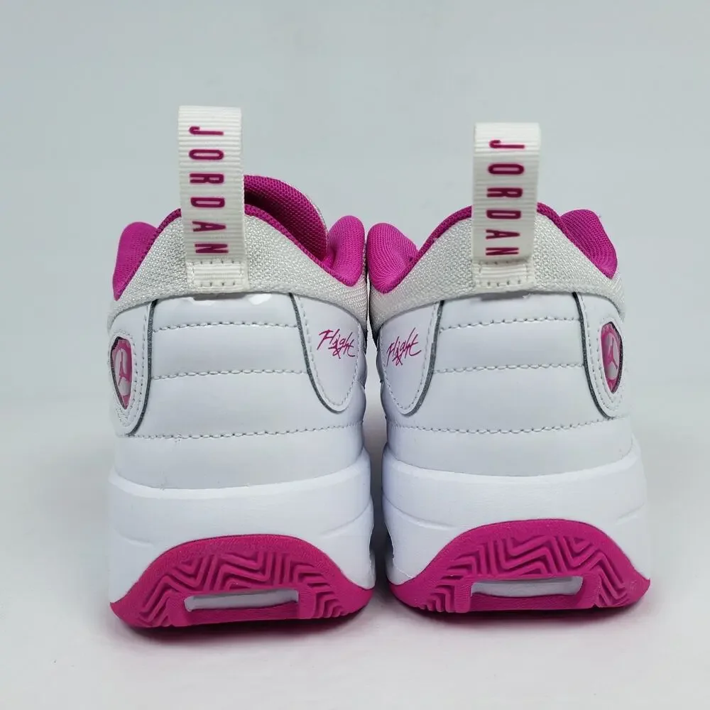 Nike Air Jordan Max Aura 6 Youth Girls Sz 5Y Womens Sz 6.5 White Fire Pink Shoes